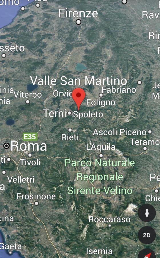 Appartamento A Valle San Martino Di Spoleto Exteriör bild